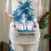 San Juan Palms Two-Piece Set – Tropical Palm Print
