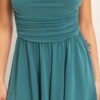 Strapless Shirred-Waist Romper with Pockets