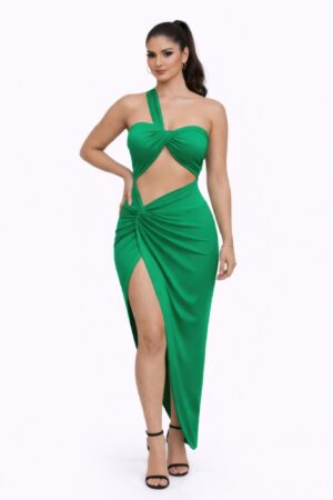 Eclipse Versa Multiway Cutout Dress with High Slit