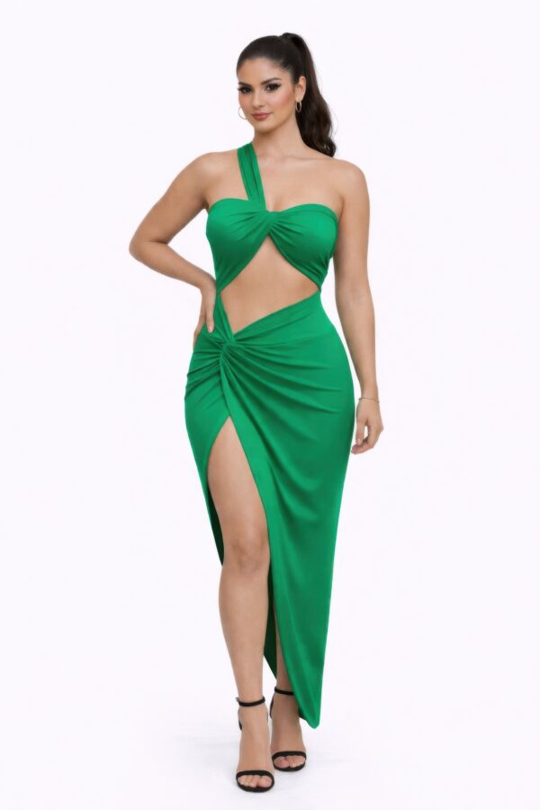 Eclipse Versa Multiway Cutout Dress with High Slit