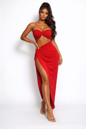 Eclipse Versa Multiway Dress with High Slit