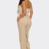 Sculpted Grace Strapless Two-Piece Set with Peplum
