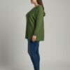 Scarlet Dolman Tunic Top with Embellished Neckline