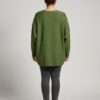 Scarlet Dolman Tunic Top with Embellished Neckline