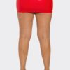 Faux Leather Mini Skirt with Buckle Detail – Made in USA