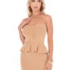 Strapless Structured Top – Minimalist Silhouette