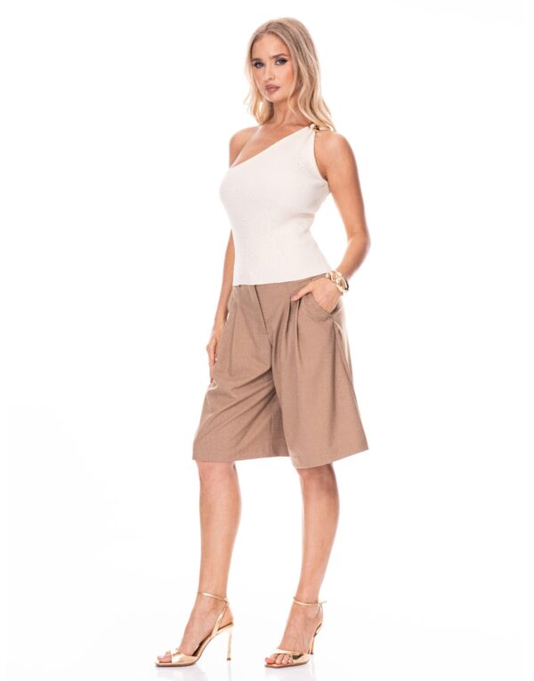 One-Shoulder Top with Asymmetrical Neckline