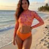 Sunset Dreamer Long-Sleeve Two-Piece Rashguard