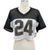 Varsity 24 Mesh Crop Jersey Top – Sporty Crop