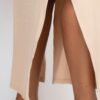 Plus Size Ribbed Cami Maxi Dress with Side Slits