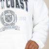 Plus Size Eastcoast Graphic Hoodie with Kangaroo Pocket