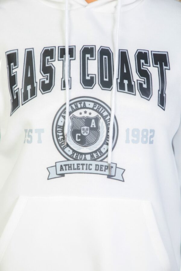 Plus Size Eastcoast Graphic Hoodie with Kangaroo Pocket
