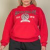 Plus Size Eastcoast Graphic Hoodie with Kangaroo Pocket
