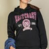 Eastcoast Graphic Kangaroo-Pocket Drawstring Hoodie