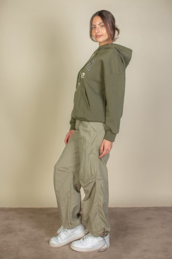 Academy Logo Graphic Hoodie with Kangaroo Pocket