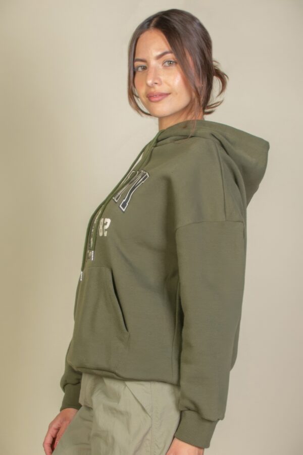 Academy Logo Graphic Hoodie with Kangaroo Pocket