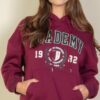 Academy Logo Graphic Hoodie with Kangaroo Pocket