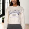 Maine Graphic Drop-Shoulder Sweatshirt – Lightweight