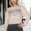 Hollywood Graphic Drop-Shoulder Sweatshirt