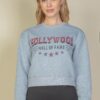 Hollywood Graphic Drop-Shoulder Sweatshirt