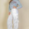 Hollywood Graphic Drop-Shoulder Sweatshirt