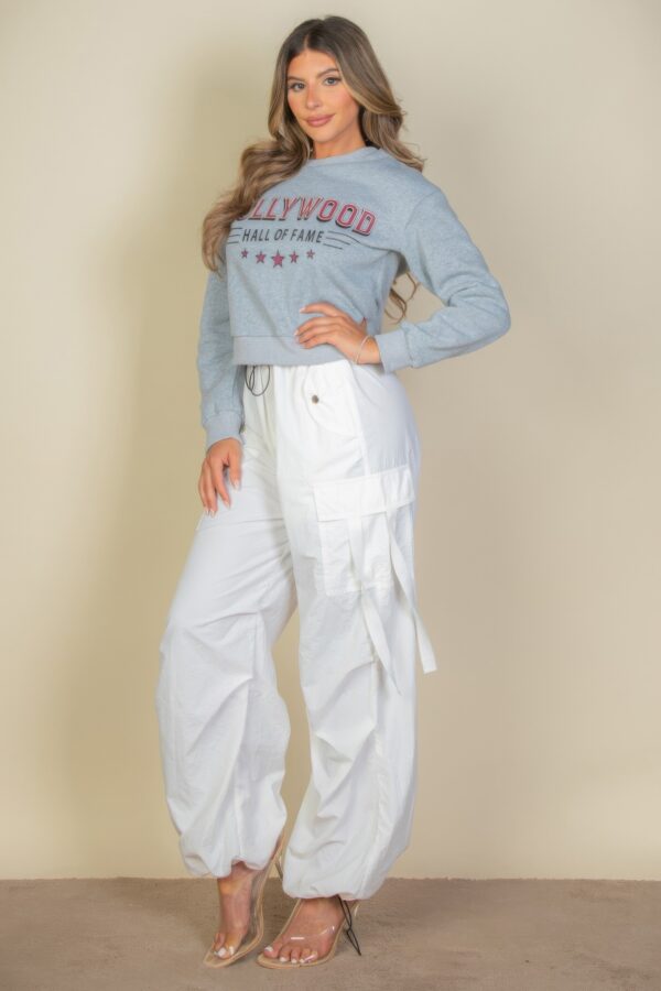 Hollywood Graphic Drop-Shoulder Sweatshirt