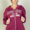 Brooklyn Graphic Drop-Shoulder Zip Hoodie