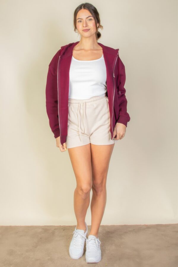 Brooklyn Graphic Drop-Shoulder Zip Hoodie