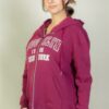 Brooklyn Graphic Drop-Shoulder Zip Hoodie