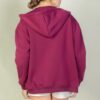 Brooklyn Graphic Drop-Shoulder Zip Hoodie