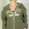 Brooklyn Graphic Drop-Shoulder Zip Hoodie