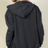 Brooklyn Graphic Drop-Shoulder Zip Hoodie