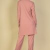 Flat-Back Rib 3-Piece Cami Set with Long Cardigan