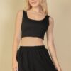 Textured Bullet Liverpool Crop Tank & Shorts Set