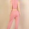 French Terry Tank & Joggers Set – Elastic Waist