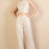 French Terry Tank & Joggers Set – Elastic Waist
