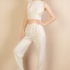 French Terry Tank & Joggers Set – Elastic Waist