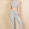 French Terry Tank & Joggers Set – Elastic Waist