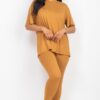 Oversized T-Shirt and Stretch Leggings Set