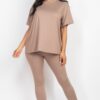 Oversized T-Shirt and Stretch Leggings Set