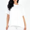 Loose-Fit Top & Biker Shorts Set – Stretch Jersey