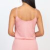 Ribbed Strappy Top and Shorts Lounge Set