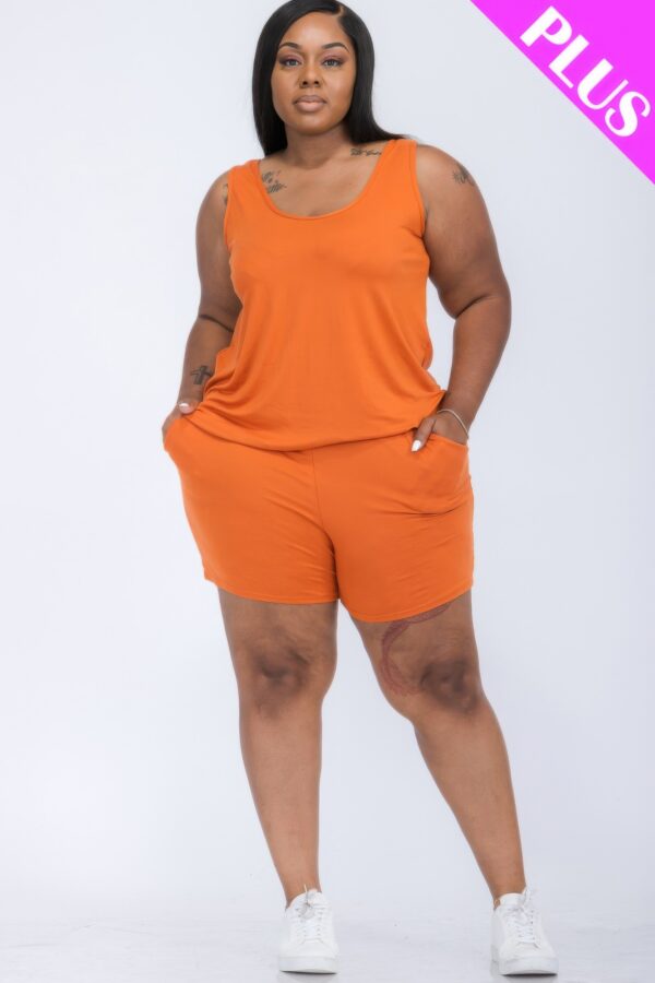 Plus Jersey Tank & Shorts Set – Relaxed Fit