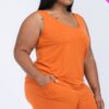 Plus Jersey Tank & Shorts Set – Relaxed Fit