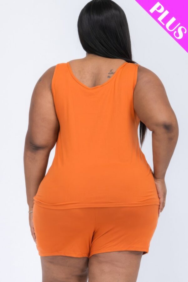 Plus Jersey Tank & Shorts Set – Relaxed Fit