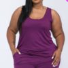 Plus Jersey Tank & Shorts Set – Relaxed Fit