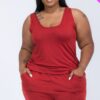 Plus Jersey Tank & Shorts Set – Relaxed Fit
