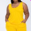 Plus Jersey Tank & Shorts Set – Relaxed Fit