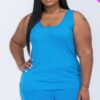 Plus Jersey Tank & Shorts Set – Relaxed Fit