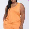 Plus Jersey Tank & Shorts Set – Relaxed Fit